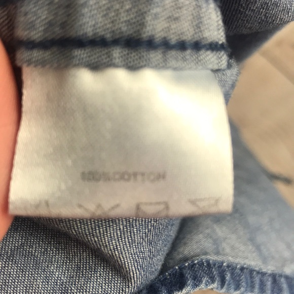 Earthbound ombré Chambray button down size XL - Picture 5 of 5